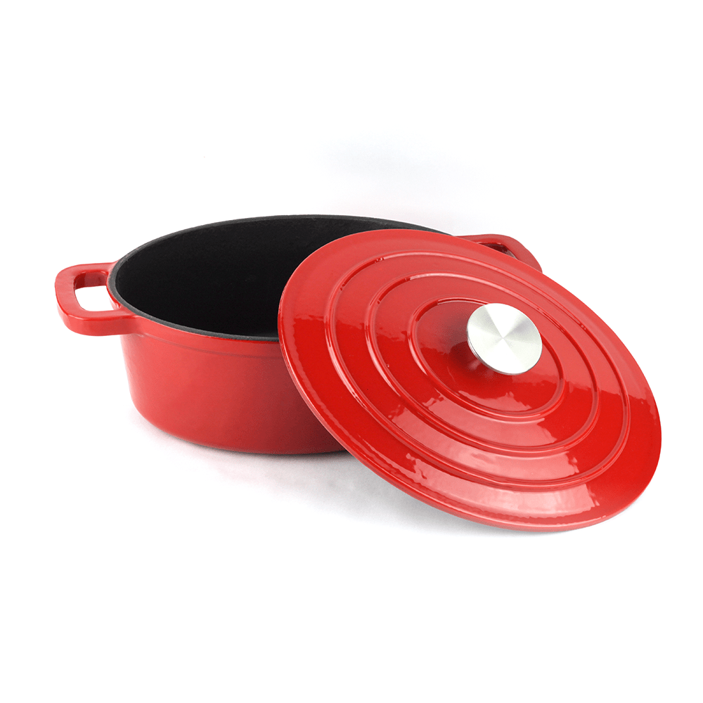 Alpha 55 Rouge Cocotte en fonte ronde 28 cm