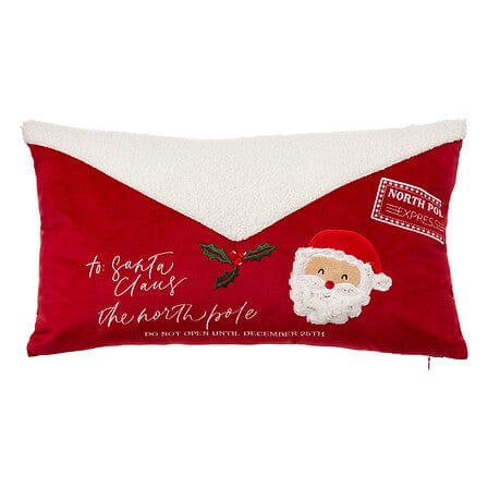 Alpha 55 Rouge Coussin lettre au Père Noël