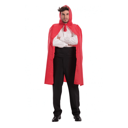 Alpha 55 Rouge Halloween déguisement cape avec capuche 100 cm