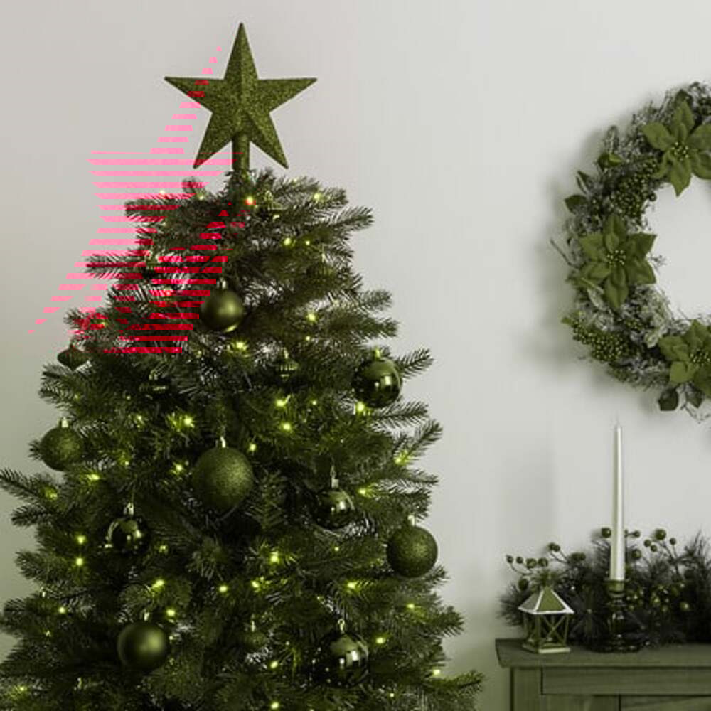 Alpha 55 Rouge Kit décorations de sapin 18 pièces – Noël magique Alpha55