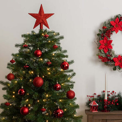 Alpha 55 Rouge Kit décorations de sapin 18 pièces – Noël magique Alpha55