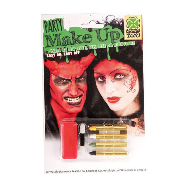 Alpha 55 Rouge Kit Maquillage Halloween 4 Crayons et Fond de Teint