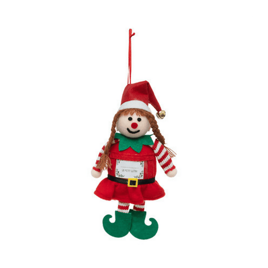 Alpha 55 Rouge Lutine de Noël personnalisable à suspendre