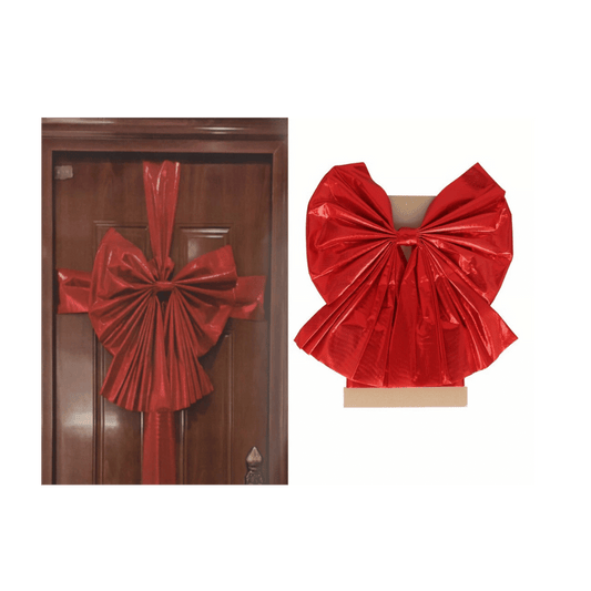 Alpha 55 Rouge Nœud de porte – Décoration de Noël élégante et festive