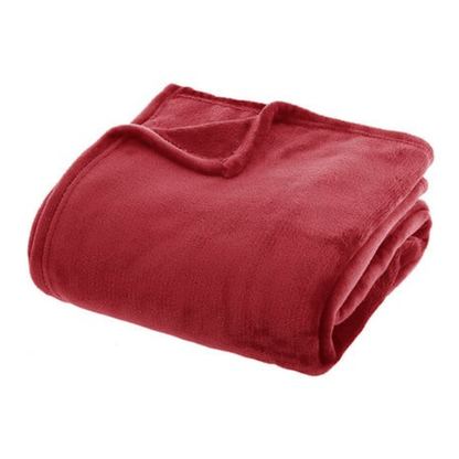 Alpha 55 Rouge Plaid Flanelle Uni Doux et Confortable