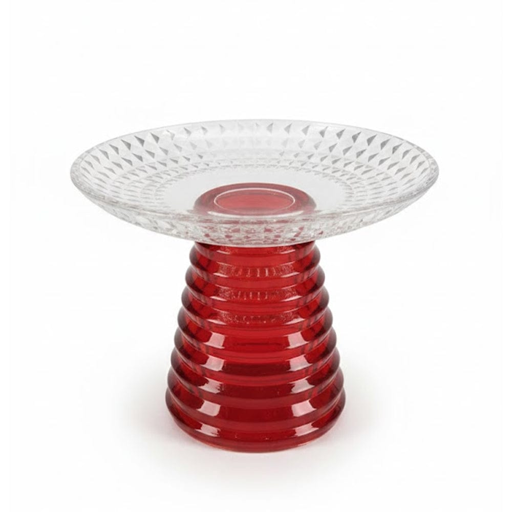 Alpha 55 Rouge Plat Base Boule – Élégance Organique & Service Moderne
