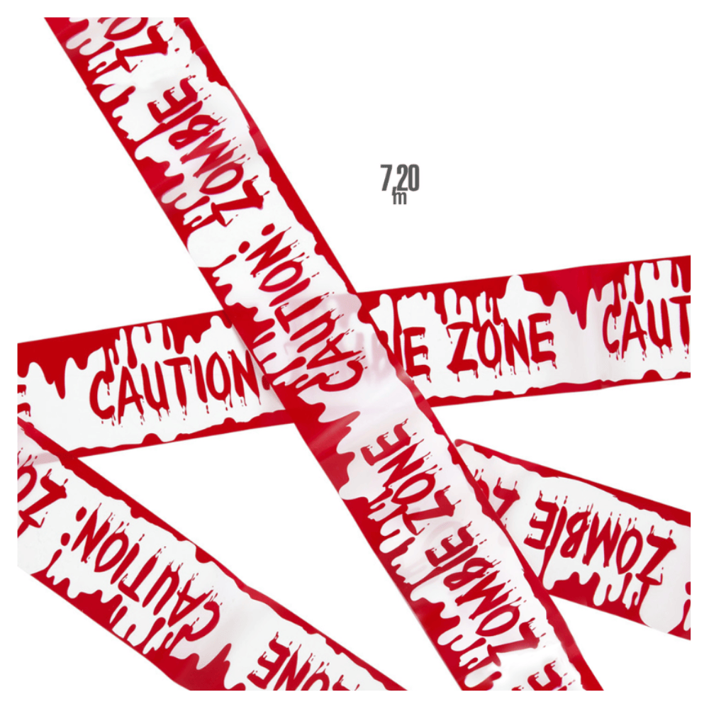 Alpha 55 Ruban Caution Zombie 720 cm Décoration Halloween