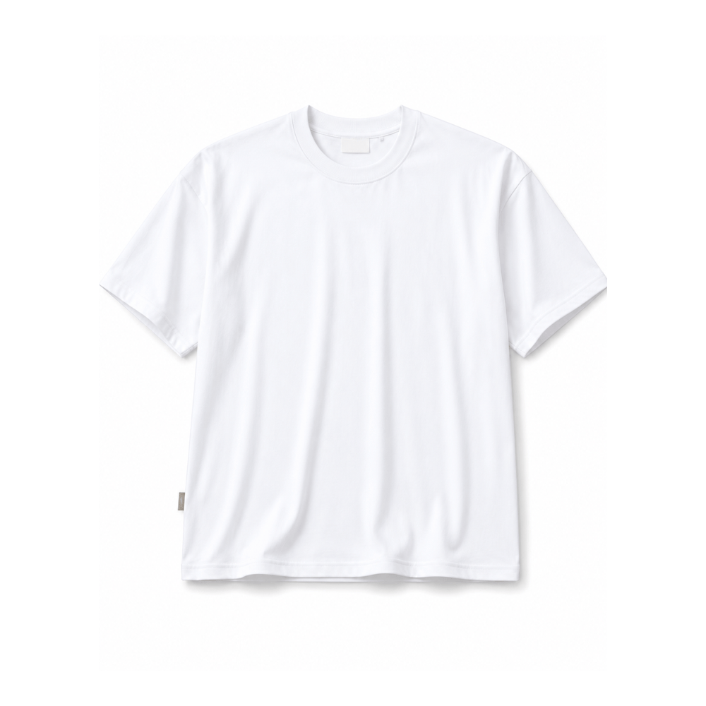 Alpha 55 S / Blanc Tee-Shirt en Coton - Confort & Style Décontracté