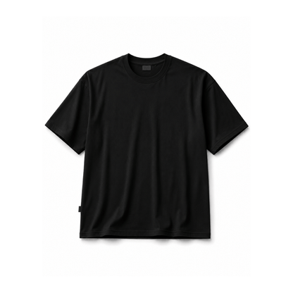 Alpha 55 S / Noir Tee-Shirt en Coton - Confort & Style Décontracté