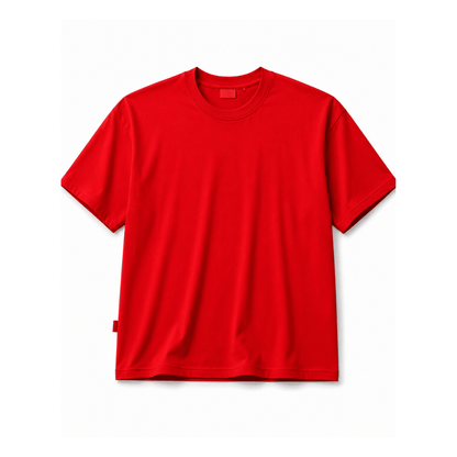 Alpha 55 S / Rouge Tee-Shirt en Coton - Confort & Style Décontracté