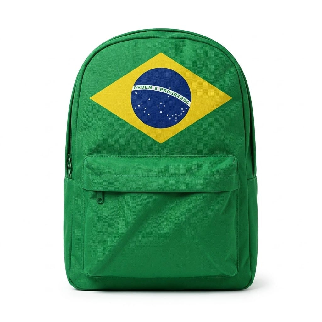 Alpha 55 Sac à Dos Borne Brésil Style Supporter