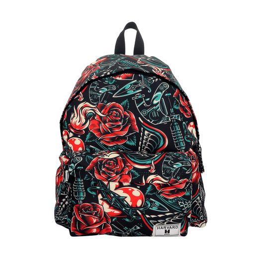 Alpha 55 Sac à dos Harvard Bags Flower Biker Borne