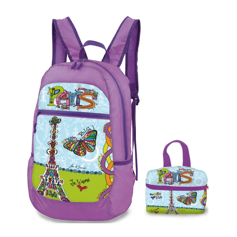 Alpha 55 Sac à dos pliable 44x27x15 Paris Violet