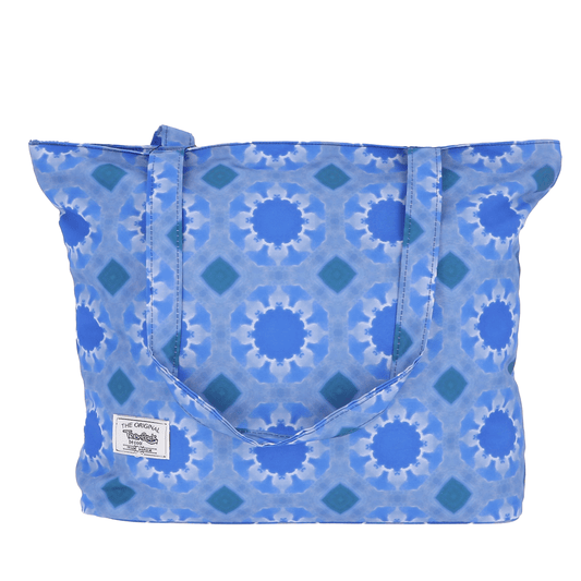 Alpha 55 Sac de plage 48x37 cm carreaux bleu