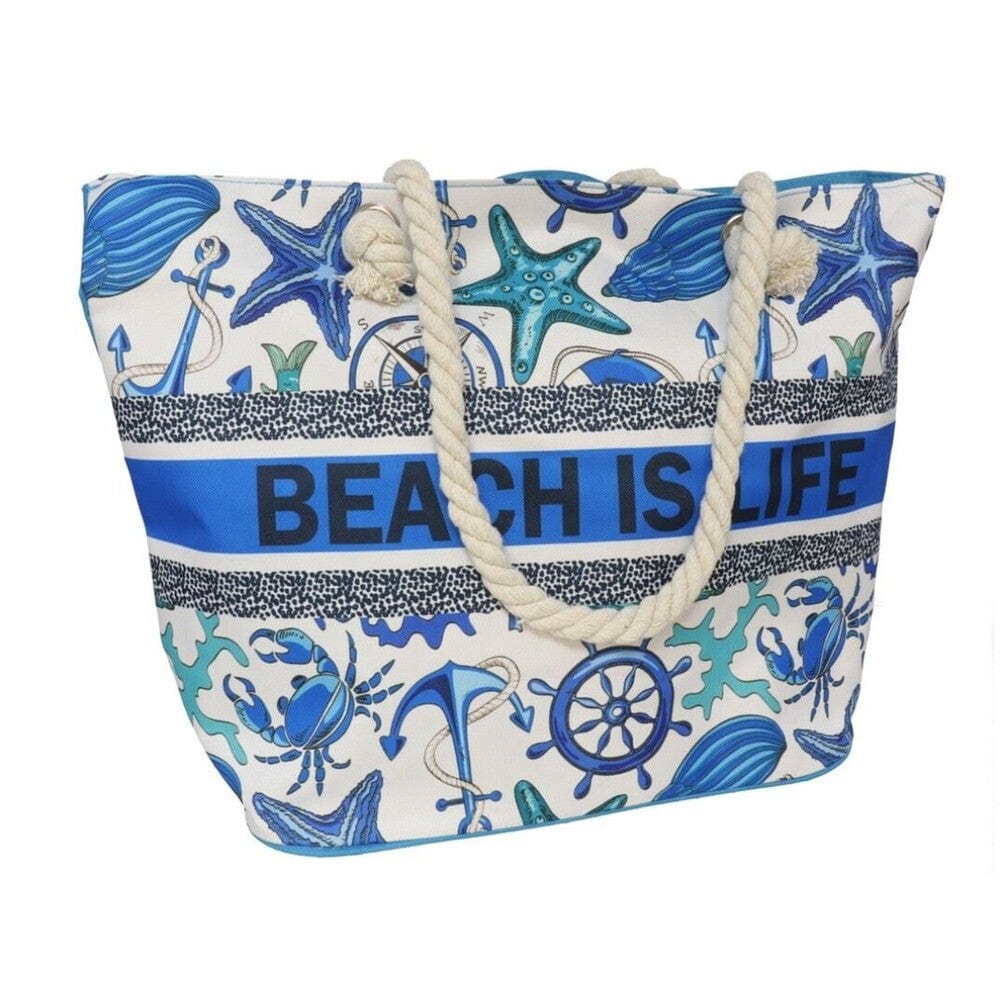 Alpha 55 Sac de plage "BEACH IS LIFE"