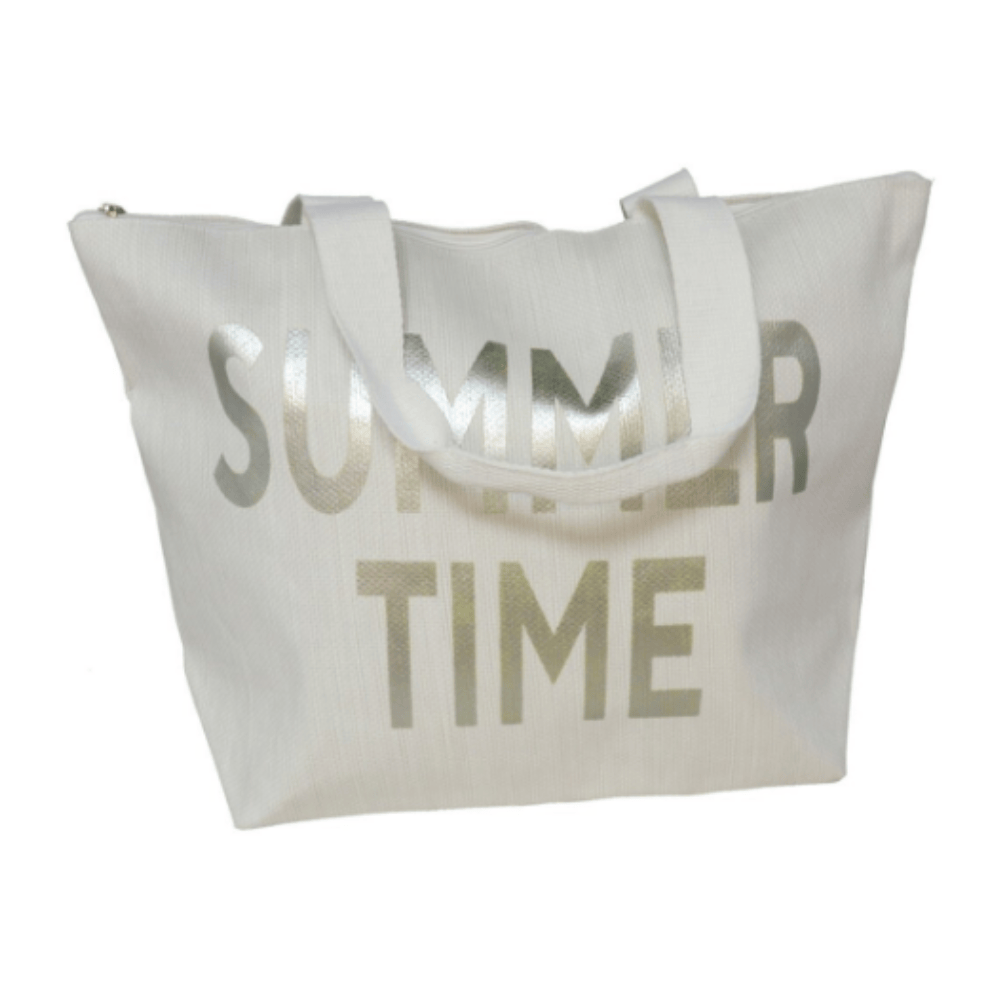 Alpha 55 Sac de plage Summer Time blanc tendance été