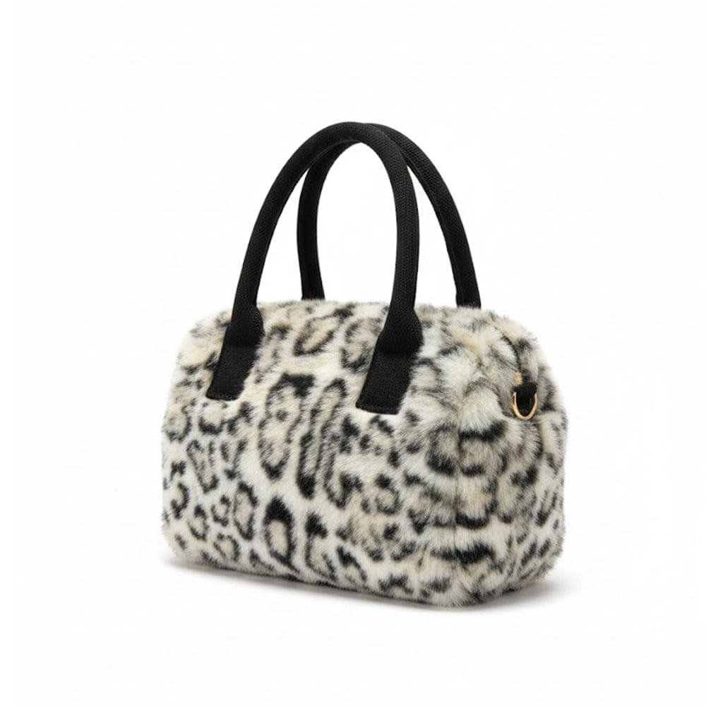 Alpha 55 Sac en Fourrure Léopard – Chic