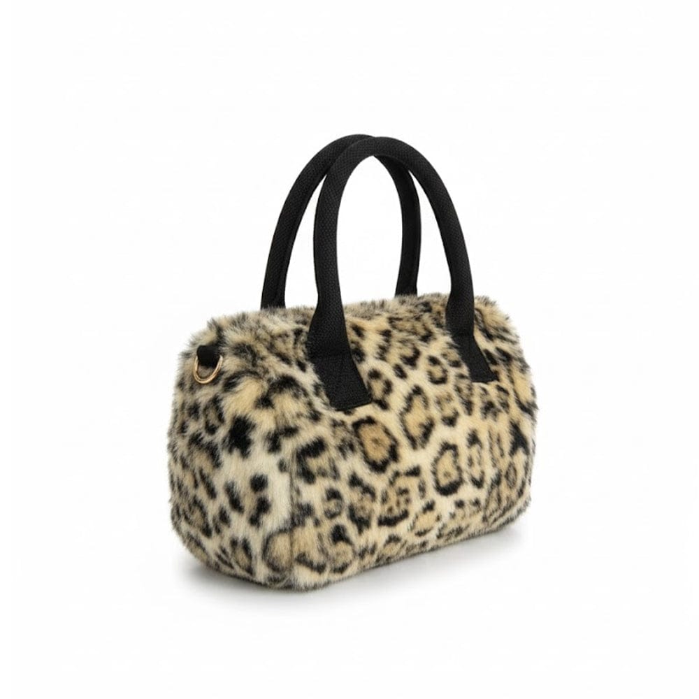 Alpha 55 Sac en Fourrure Léopard – Chic