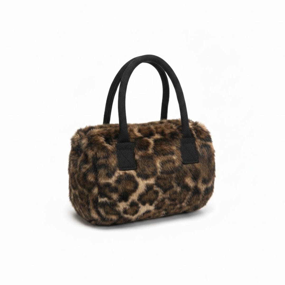 Alpha 55 Sac en Fourrure Léopard – Chic