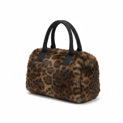 Alpha 55 Sac en Fourrure Léopard – Chic