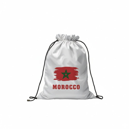 Alpha 55 Sac Maroc à Cordons Blanc – Accessoire Supporter