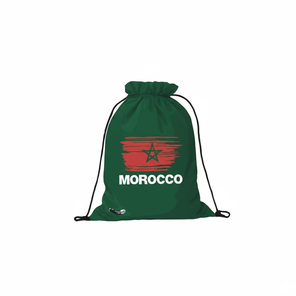 Alpha 55 Sac Maroc à Cordons Vert – Accessoire Supporter