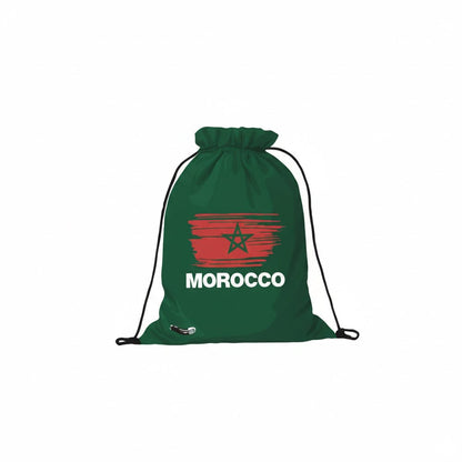 Alpha 55 Sac Maroc à Cordons Vert – Accessoire Supporter