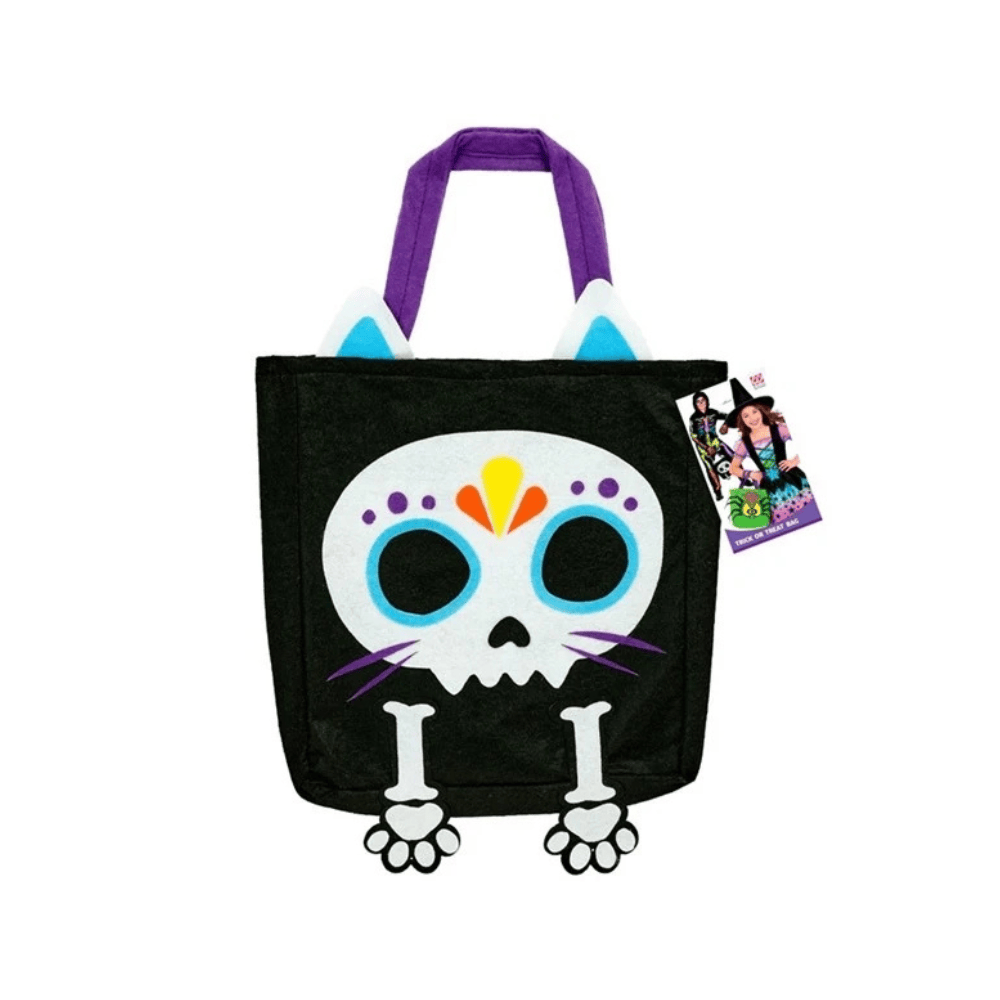 Alpha 55 Sac Squelette 3D en Feutre – Halloween