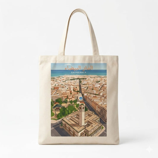 Alpha 55 Sac Tote-Bag Ville Casablanca Tendance