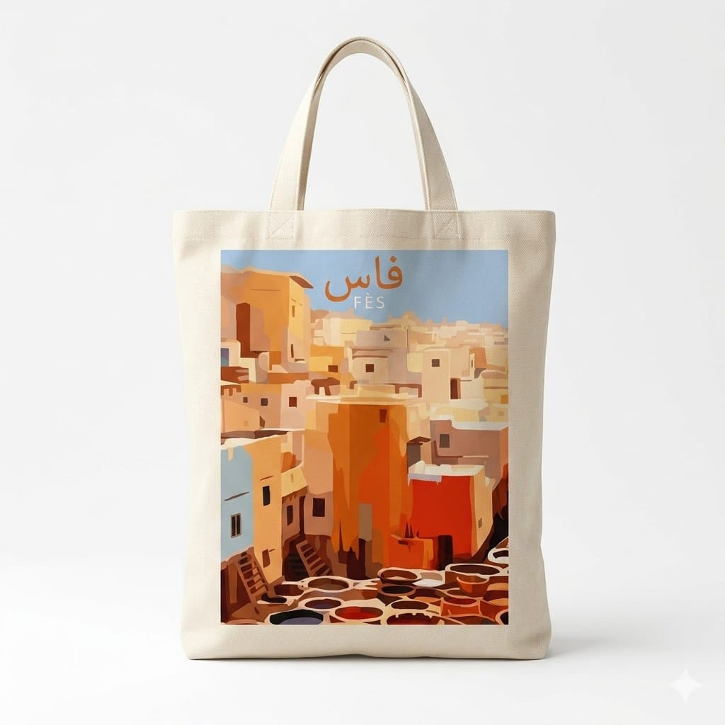 Alpha 55 Sac Tote-Bag Ville Fès Tendance