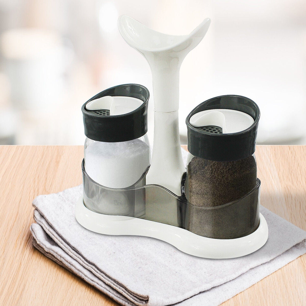 Salière Et Poivrière Tescoma Classic - Verre Trempé Et Acier Inoxydable