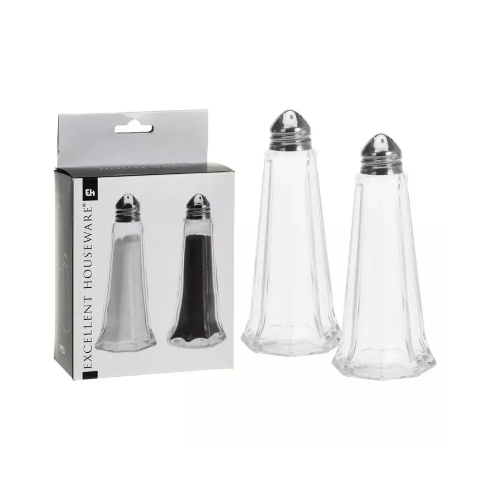 Alpha 55 Salière & poivrier en verre – Pratiques & élégants