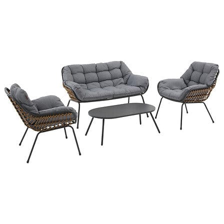 Alpha 55 Salon de jardin 4 places "paopao"