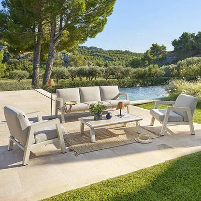 Alpha 55 Salon de jardin 5 places Axiome 340 × 160 × 79 cm