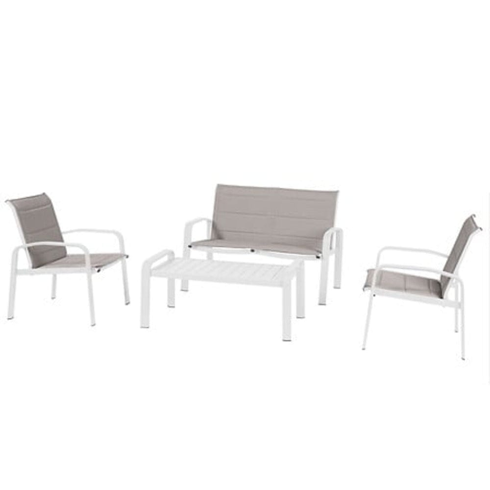 Salon de jardin en aluminium Elyn 4 places