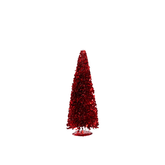 Alpha 55 Sapin de table rouge – Décoration Noël chaleureuse