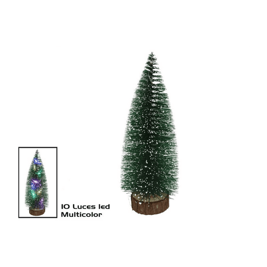 Alpha 55 Sapin de table vert 10 LED – Décoration lumineuse Noël