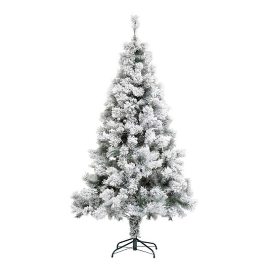 Alpha 55 Sapin floqué Windy Peak 300 cm – Noël blanc Alpha55