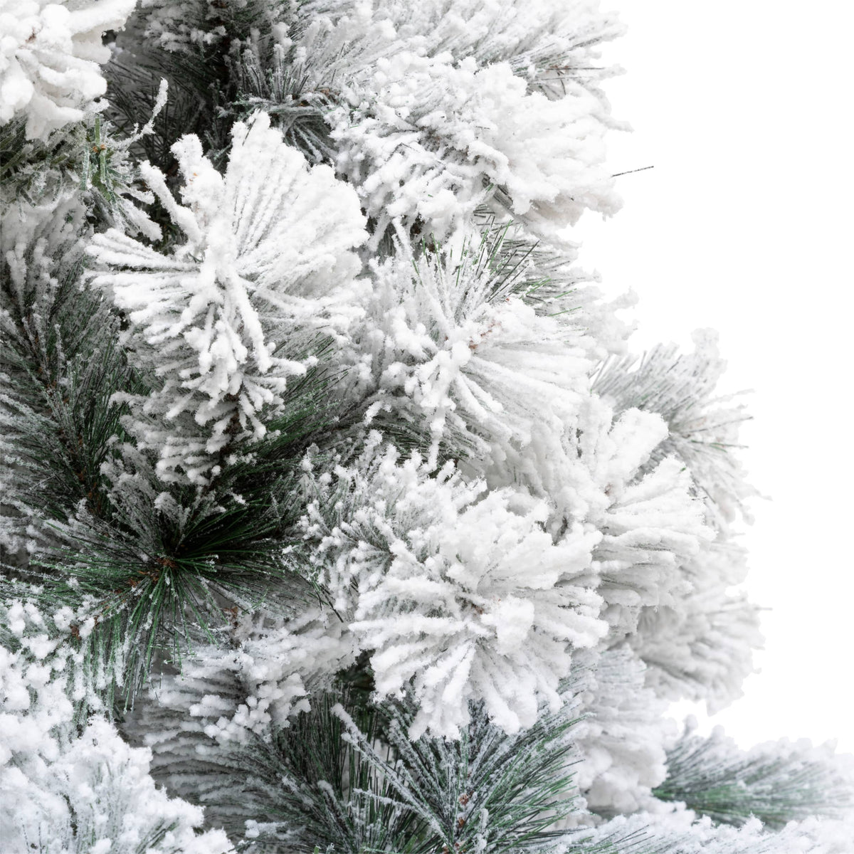 Alpha 55 Sapin floqué Windy Peak 300 cm – Noël blanc Alpha55