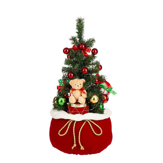 Alpha 55 Sapin lumineux de table rouge – Décoration festive LED