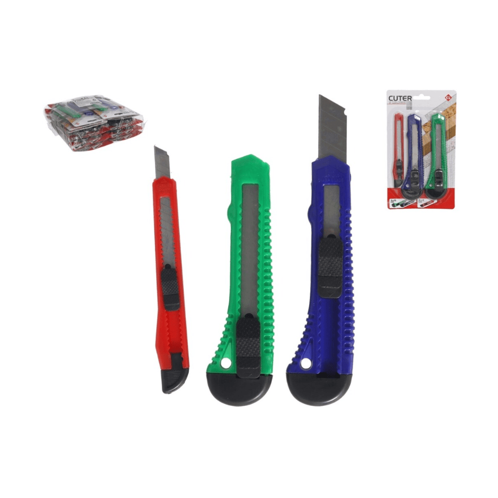 Alpha 55 Scol Set de 3 Cutters Assortis
