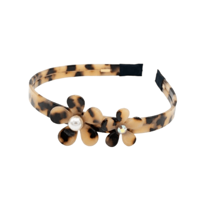 Alpha 55 Serre-tête Alex 2 fleurs – Accessoire cheveux