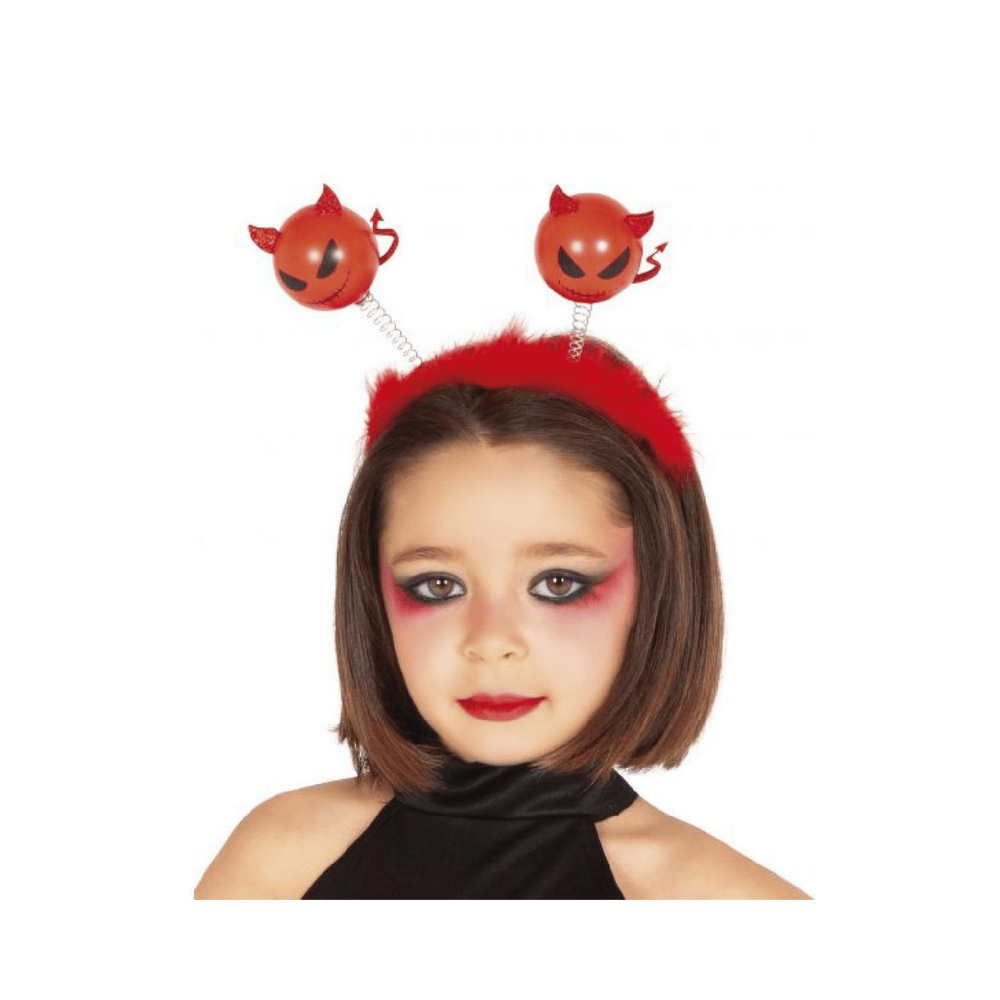 Alpha 55 Serre Tête Antennes Diables Accessoire Halloween