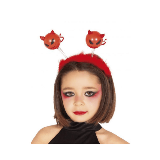 Alpha 55 Serre Tête Antennes Diables Accessoire Halloween