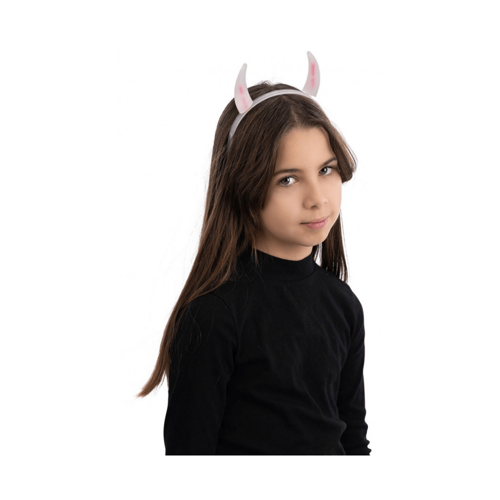 Alpha 55 Serre Tête Cornes Plastique Enfant Glow in the Dark