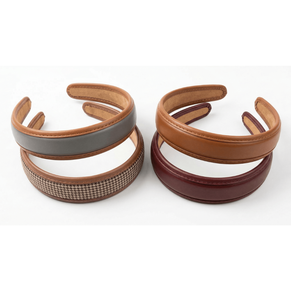 Alpha 55 Serre-tête en cuir – Accessoire cheveux élégant