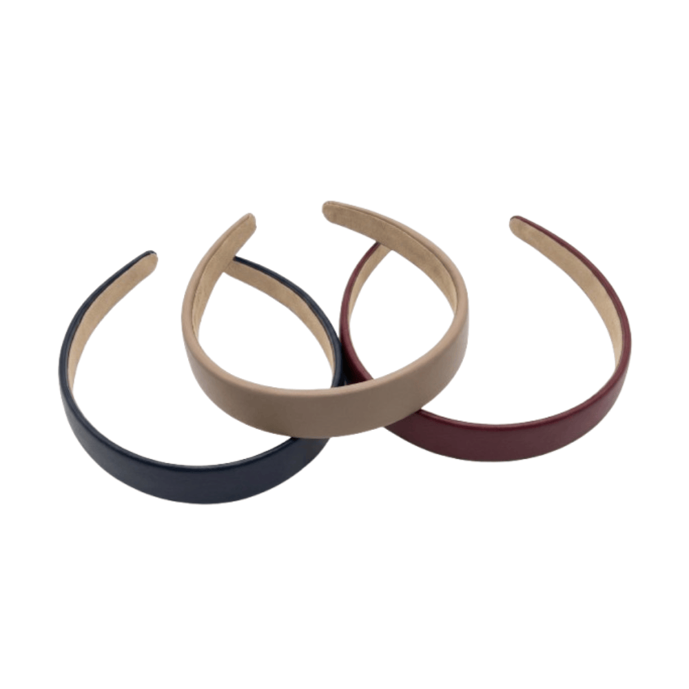 Alpha 55 Serre-tête en cuir – Accessoire cheveux tendance