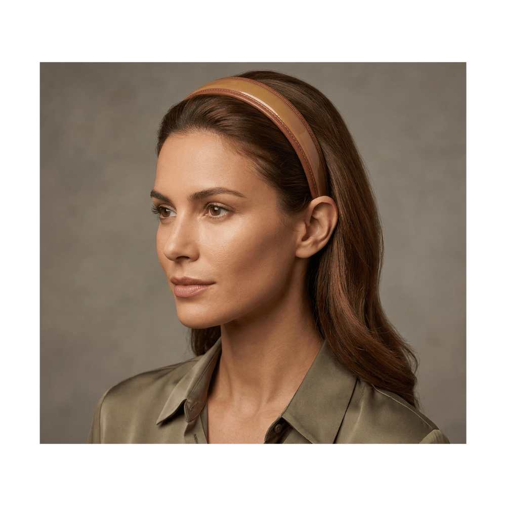 Alpha 55 Serre-tête en cuir – Accessoire cheveux tendance