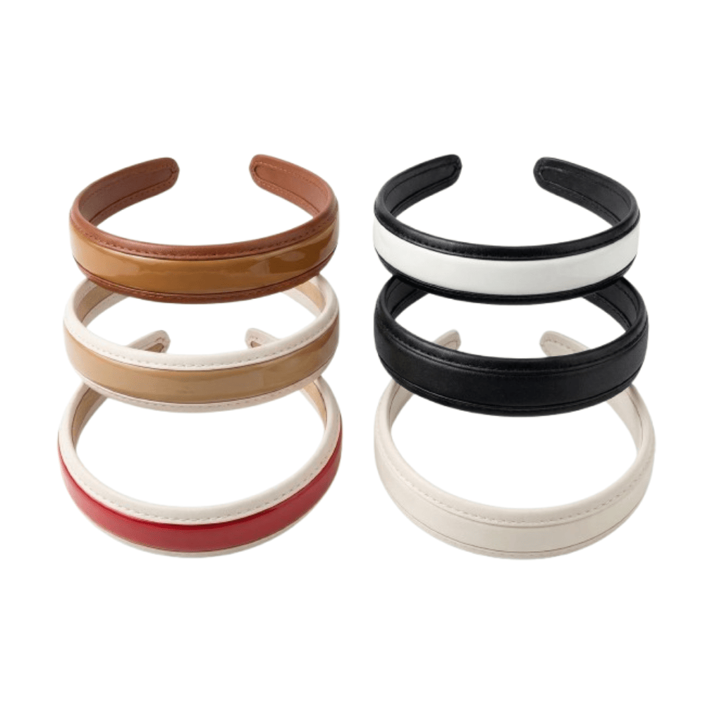 Alpha 55 Serre-tête en cuir – Accessoire cheveux tendance