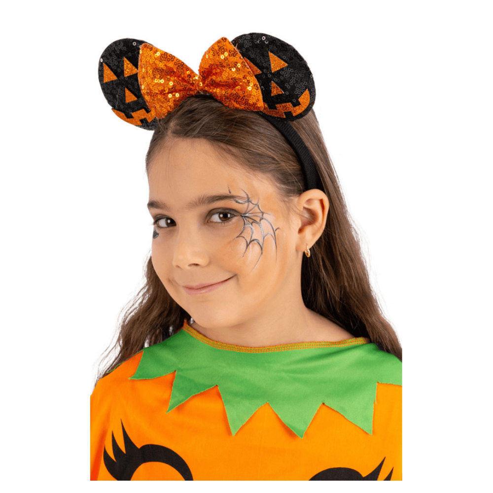 Alpha 55 Serre-Tête Enfant Souris Sequins Citrouille